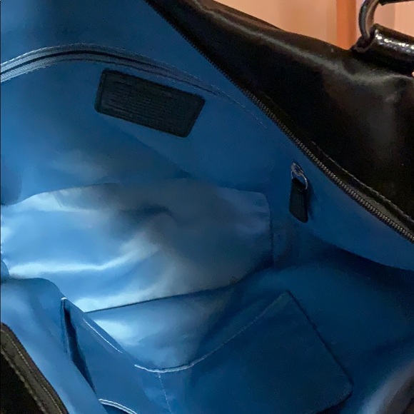 Black coach tote - Picture 3 of 10